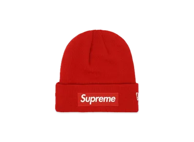Supreme New Era Box Logo Beanie "Red" (23FW)