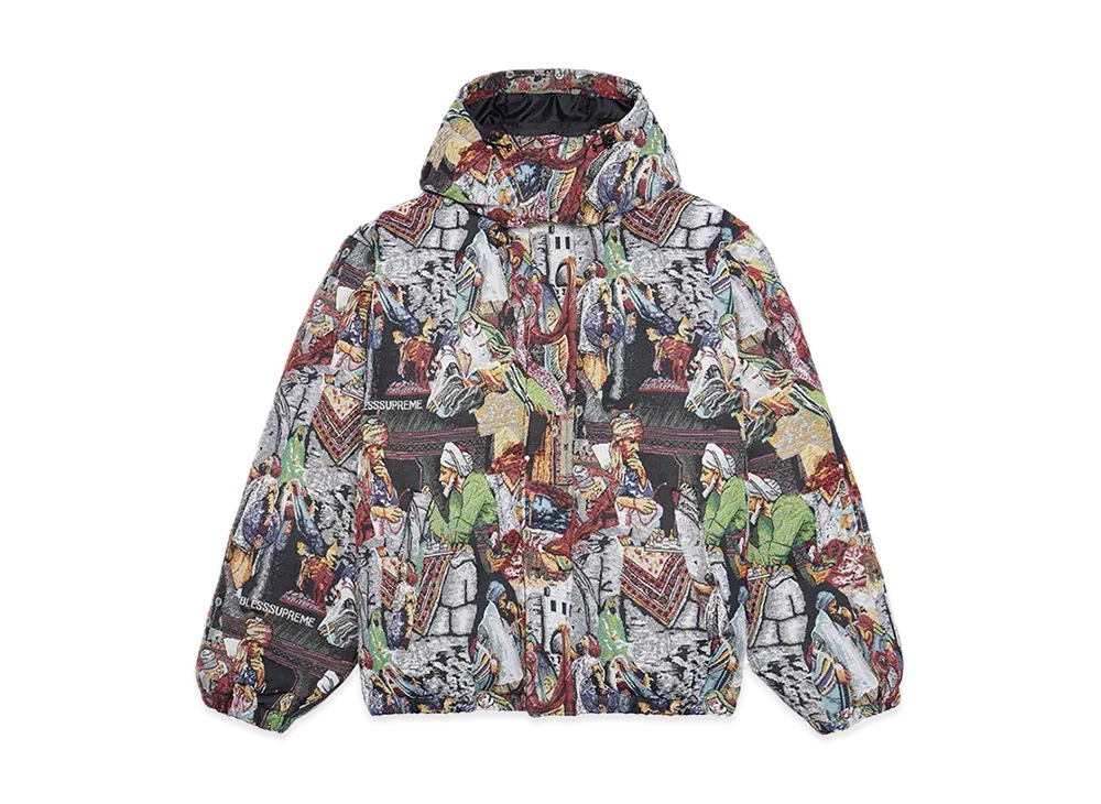 Supreme x BLESS Tapestry Down Puffer Jacket "Multi"