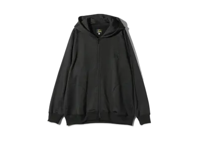 Needles Zipped Sweat Hoody - C/PE Bright Jersey "Black"