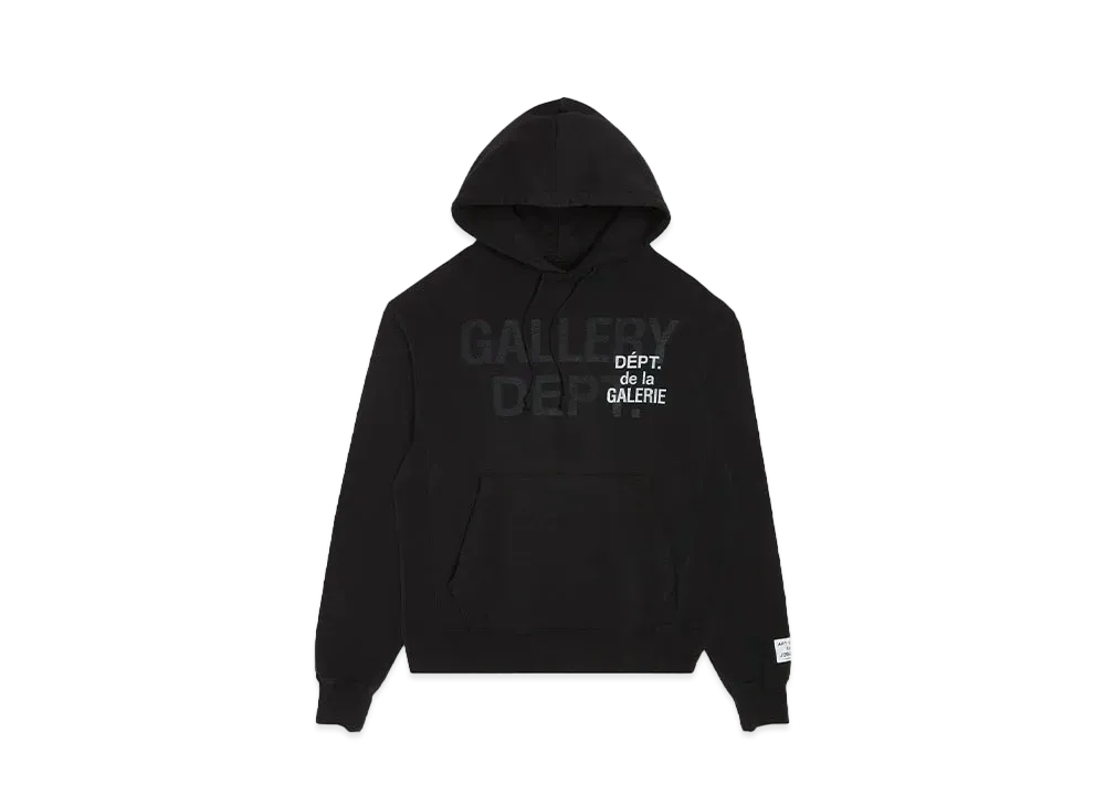 GALLERY DEPT. Gd Multi Logo Hoodie "Black"