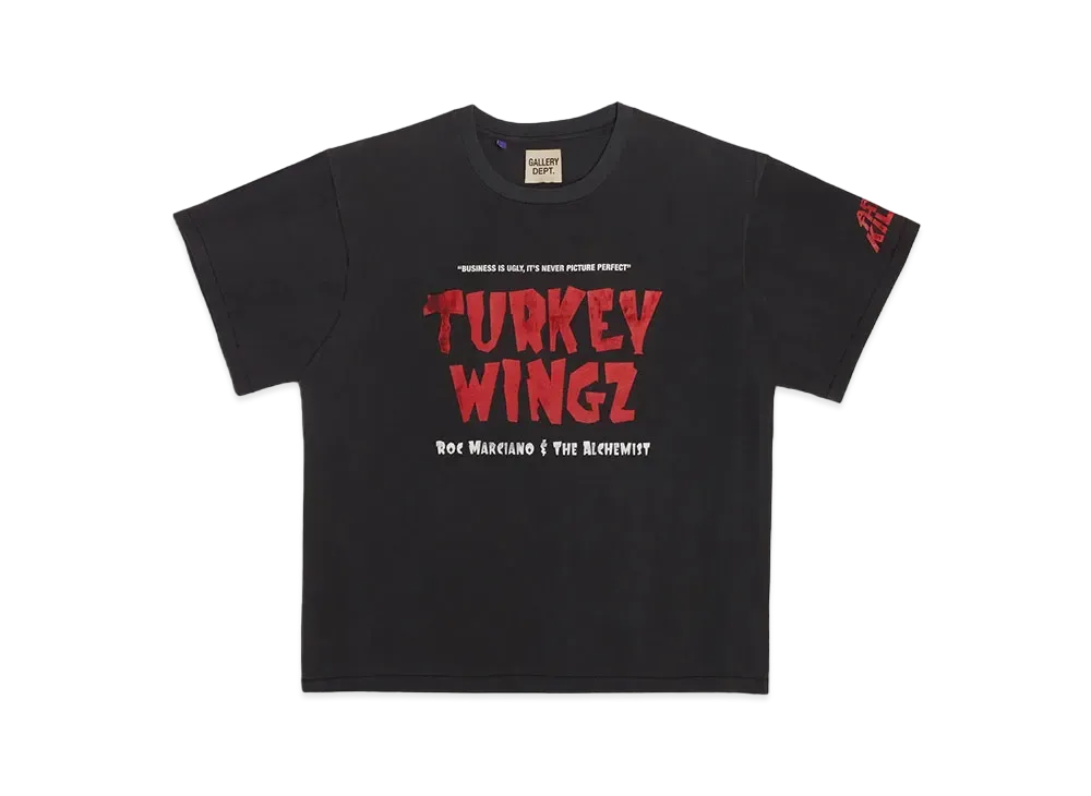 GALLERY DEPT. Turkey Wingz Tee "Black"