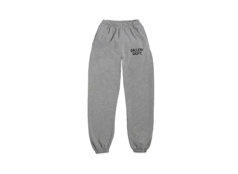 GALLERY DEPT. GD English Logo Sweatpant "Heather Grey"