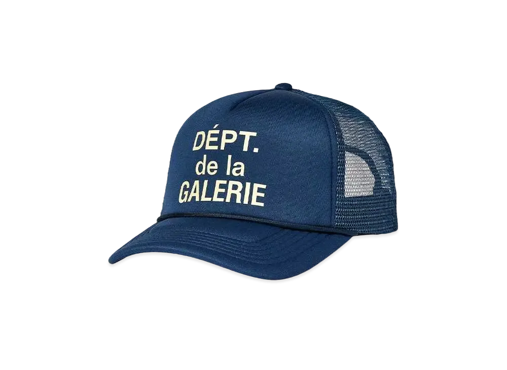 GALLERY DEPT. French Logo Trucker Hat "Blue"