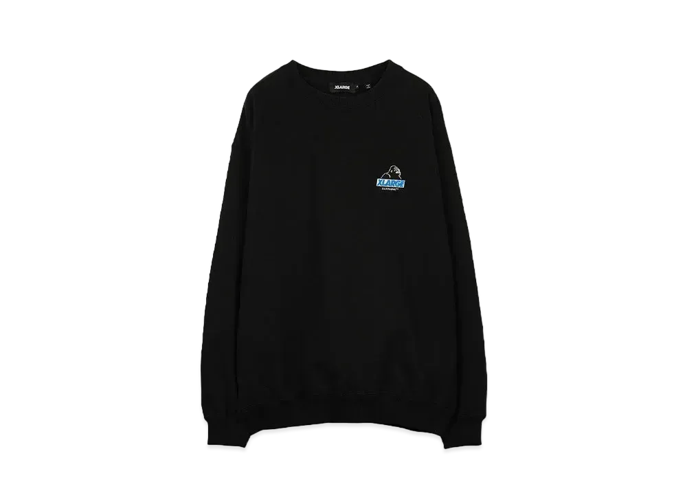 XLARGE SLANTED OG CREWNECK SWEATSHIRT "BLACK"