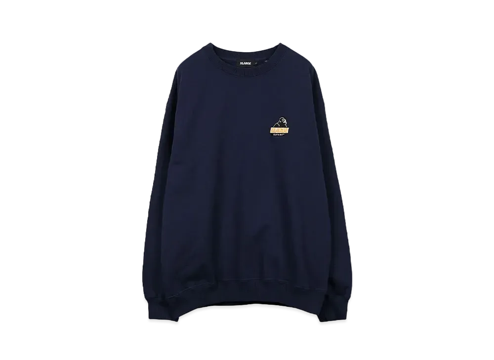 XLARGE SLANTED OG CREWNECK SWEATSHIRT "NAVY"