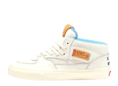 IAB STUDIO × Vans Half Cab "Marshmallow/Antique White"