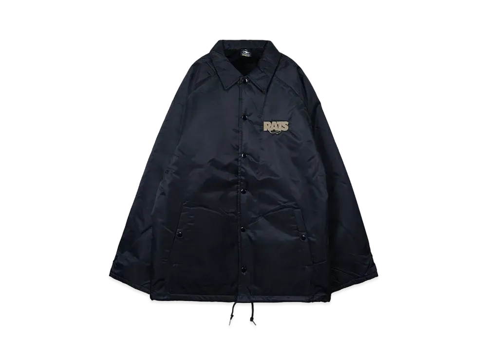RATS BOA COACH JKT "RATS WAY OF LIFE" "BLACK x ASH GOLD"