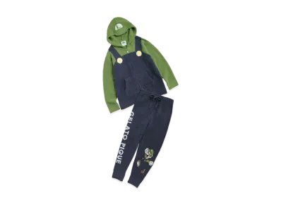 GELATO PIQUE x SUPER MARIO Ladies Luigi Parka & Long Pants "Green"