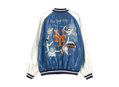 BEAMS x TAILOR TOYO Original MLB Collection Jumper New York Mets "Black"