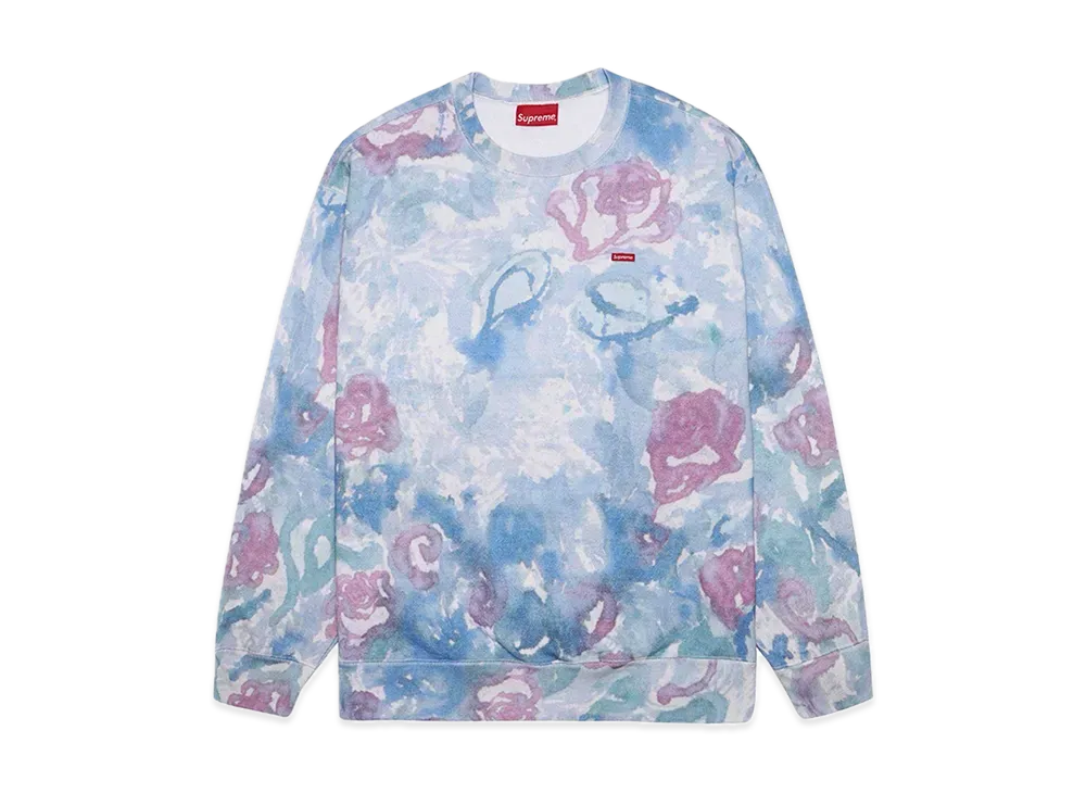 Supreme Small Box Crewneck "Watercolor Floral" (21SS)