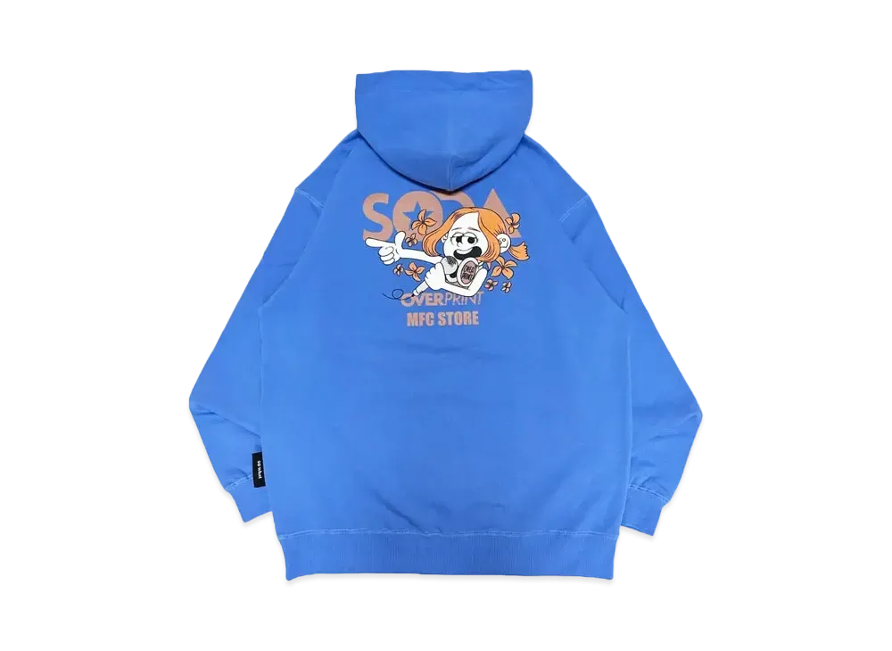 MFC STORE x over print x DJ SODA Ver. Zero Zero Hero Hoodie "Blue/Orange"