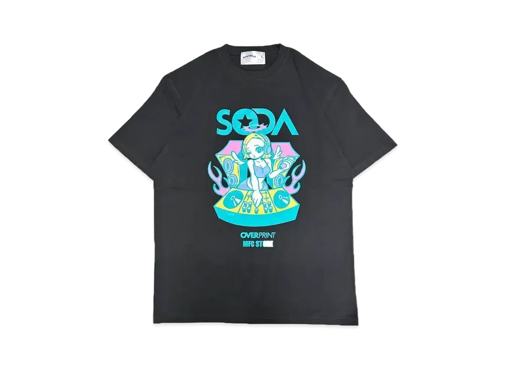 MFC STORE x over print x DJ SODA Ver. 3Saki S/S Tee "Charcoal/Mint"