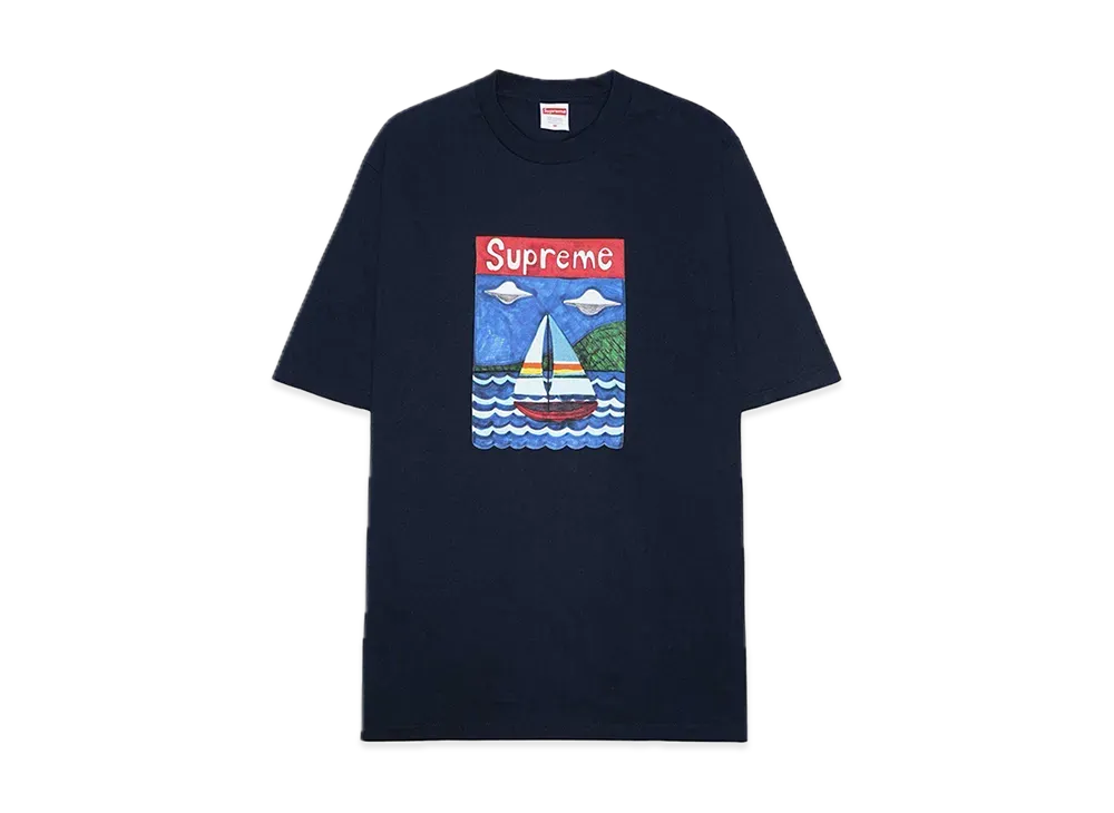 シュプリーム セーリング Tシャツ "ネイビー"