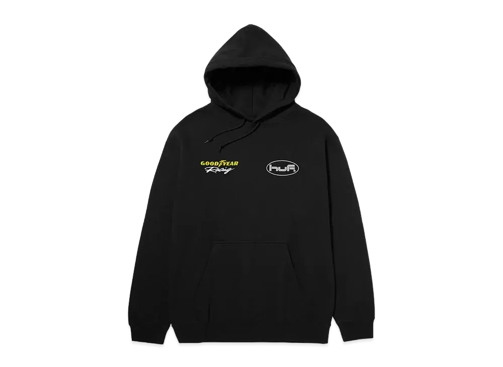 HUF Goodyear F1 Hoodie "Black"
