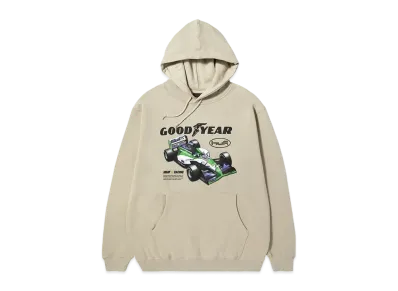 HUF Goodyear Final Lap Hoodie "Natural"
