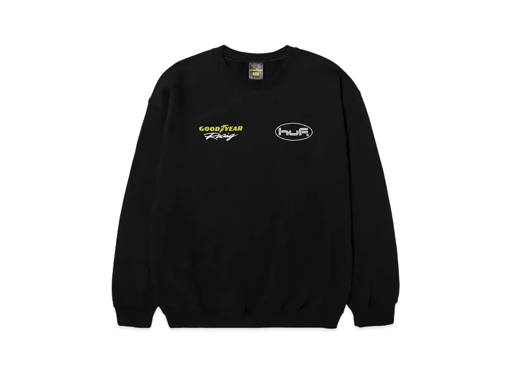 HUF Goodyear F1 Crewneck "Black"