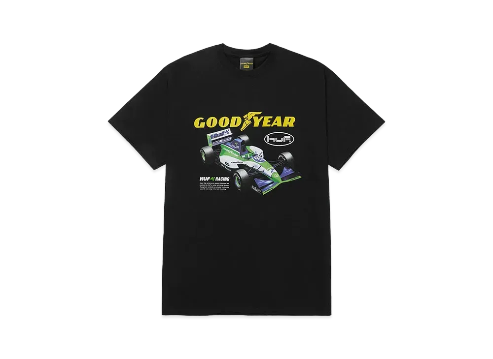 HUF Goodyear Final Lap Tee "Black"