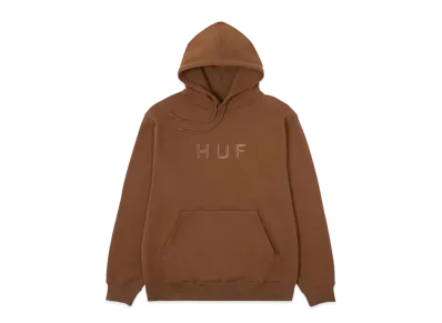 HUF OG Logo Hoodie "Coffee"