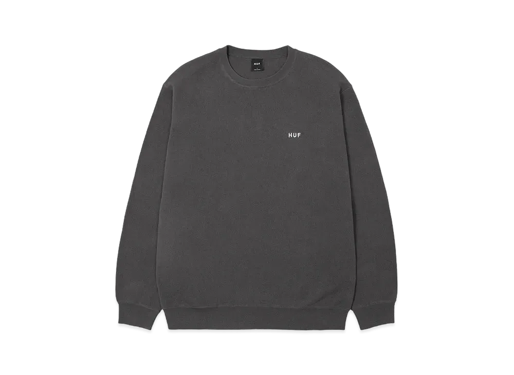 HUF OG Logo Crew Sweater "Charcoal Grey"
