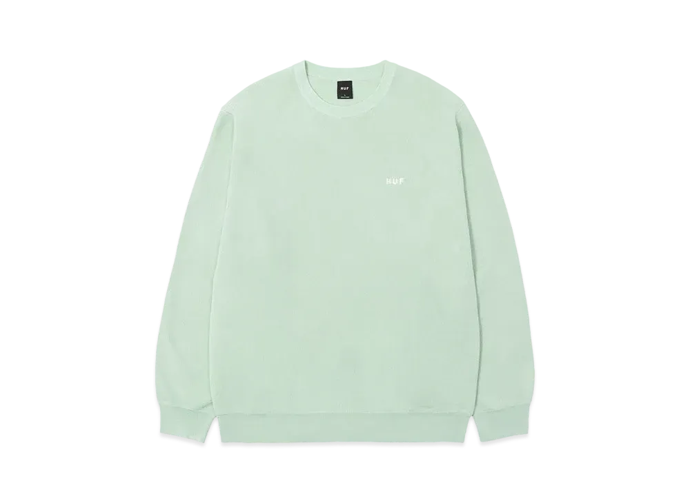 HUF OG Logo Crew Sweater "LT Mint"