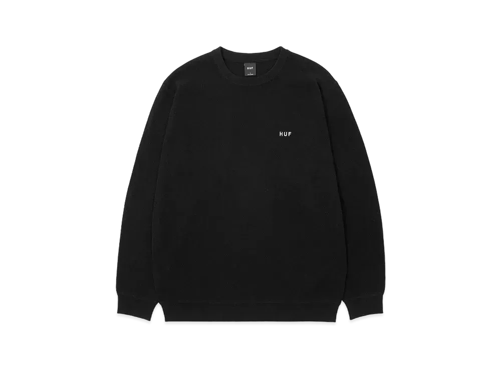 HUF OG Logo Crew Sweater "Black"