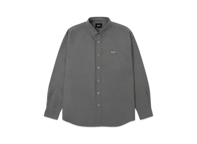 HUF OG Logo LS Shirt "Charcoal Grey"