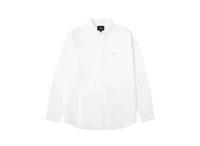 HUF OG Logo LS Shirt "White"