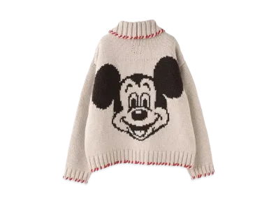 Ron Herman RH Vintage Mickey / Cowichan Knit "Ivory"