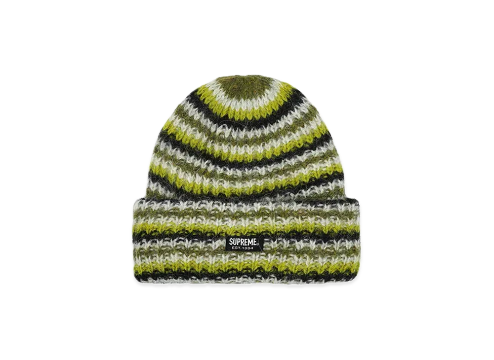 Supreme Loose Stripe Beanie "Olive"