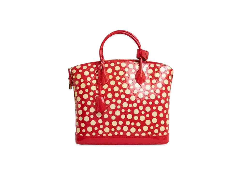Louis Vuitton x Yayoi Kusama Lock It MM Monogram Vernis Dot Infinity "Rouge"