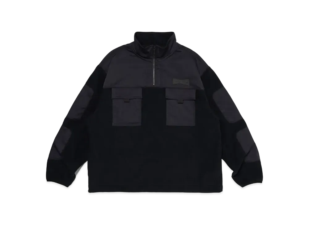 Wasted Youth Fleece P/O Jacket "Black" / VERDY