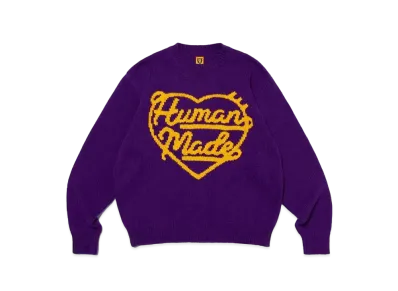 HUMAN MADE Low Gauge Knit Sweater "Purple"