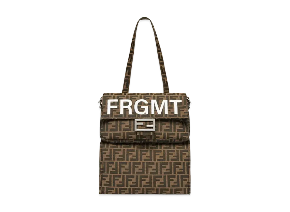 Fragment x FENDI Baguette Foldable FF Fabric Bag "Brown"