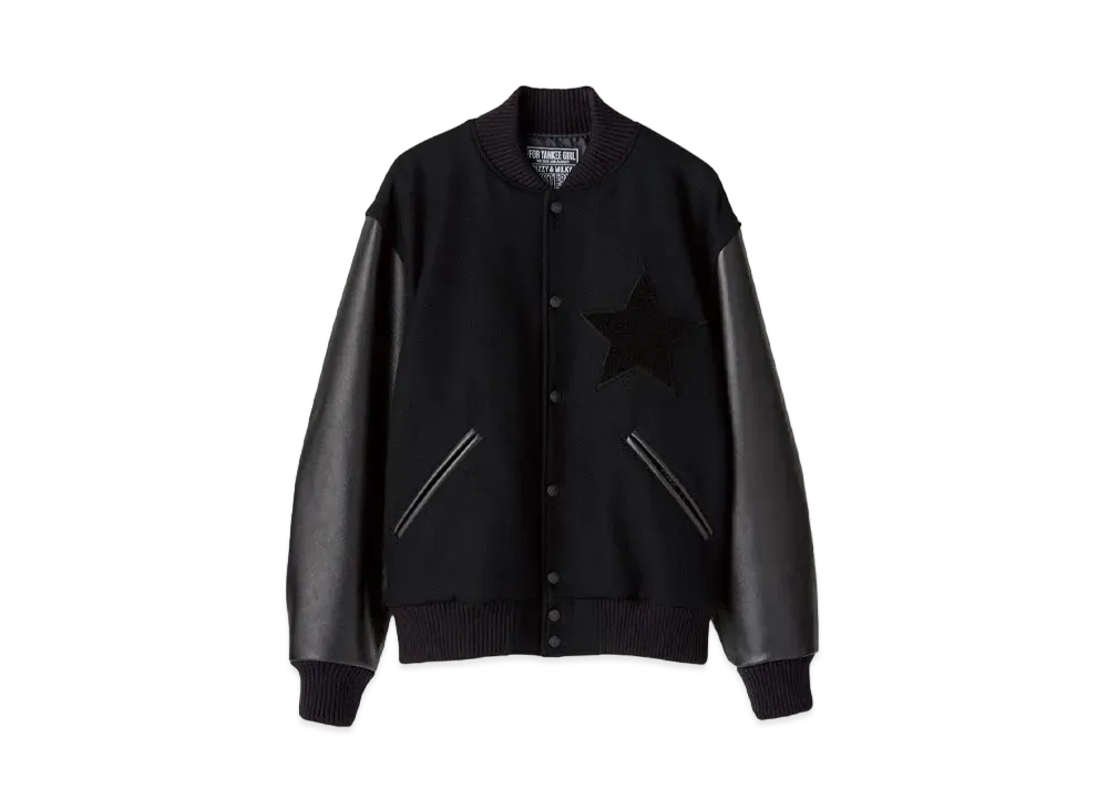 HYSTERIC GLAMOUR x TSUYOSHI NOGUCHI Dynamite Angel Embroidery Stadium Jacket "Black"