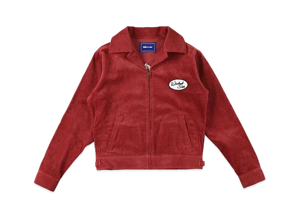 WIND AND SEA Corduroy Farmers Jacket "Vermilion"