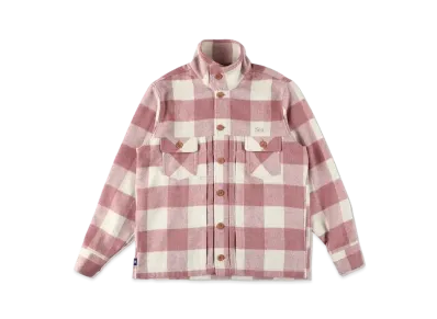 WIND AND SEA Jean Wool Plaid Jacket "CoralPink"