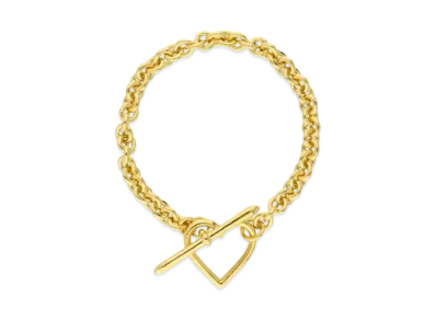 BASICKS Heart Bracelet (Small Link) "GOLD"