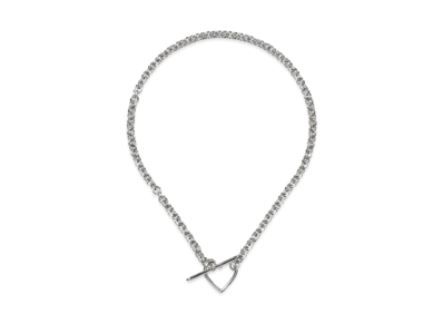 BASICKS Heart Necklace (Small Link) "SILVER"