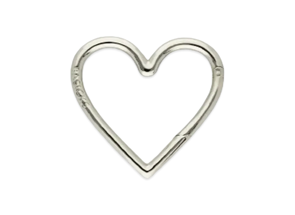 BASICKS Heart Carbiner "SILVER"