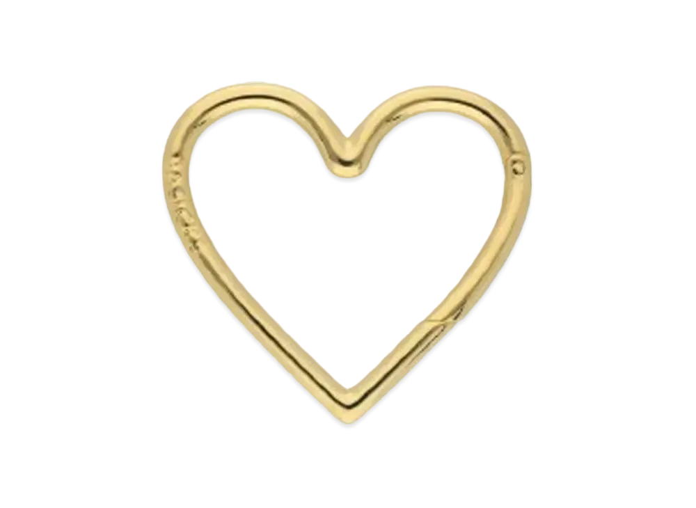 BASICKS Gold Plating Heart Carbiner "GOLD"