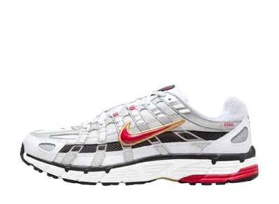 Nike P-6000 "White/Metallic Platinum/Varsity Red"