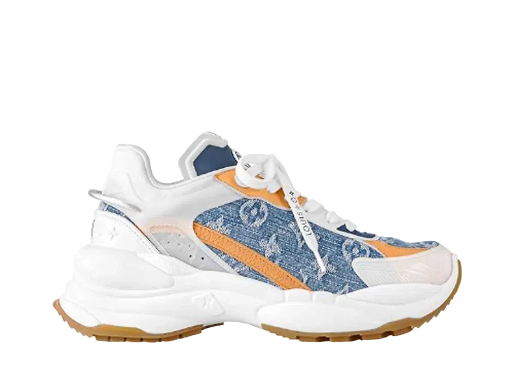 ルイヴィトン ウィメンズ ラン55・ライン スニーカー "ブルークレール"