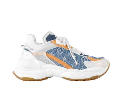 Louis Vuitton Women's Run 55 Sneaker "Bleu Clair"