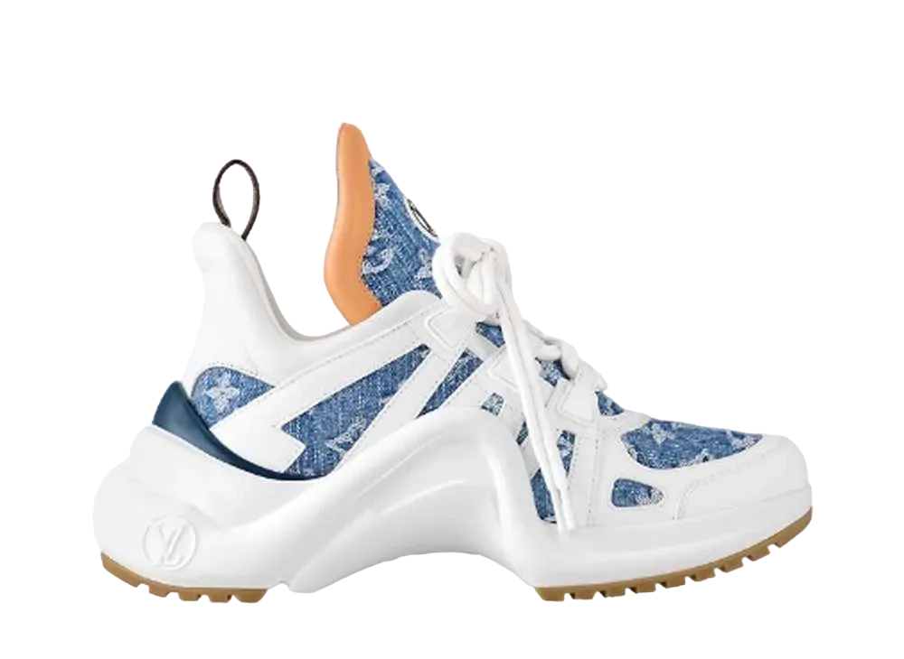ルイヴィトン ウィメンズ LV アークライト・ライン スニーカー "ブルークレール"