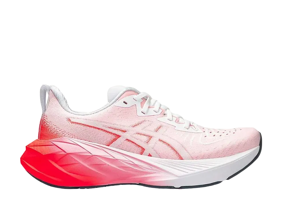 アシックス ノヴァブラスト4 "ホワイト/サンライズレッド"