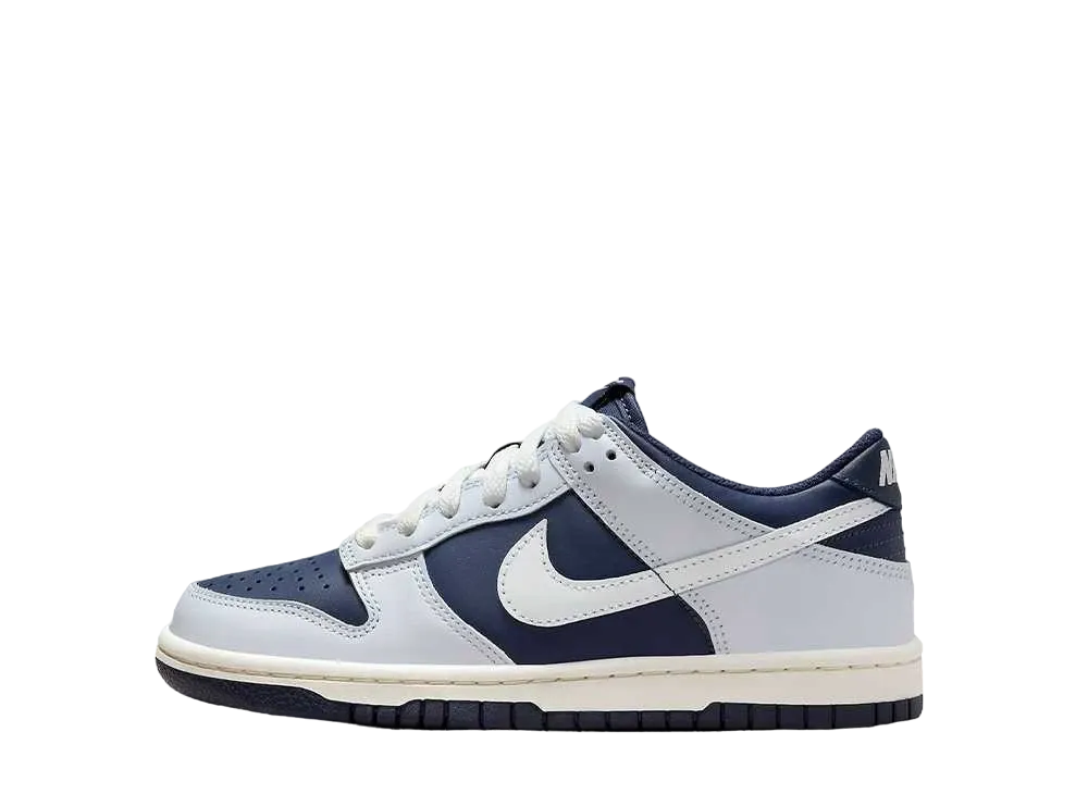 Nike GS Dunk Low "Football Grey/Midnight Navy"