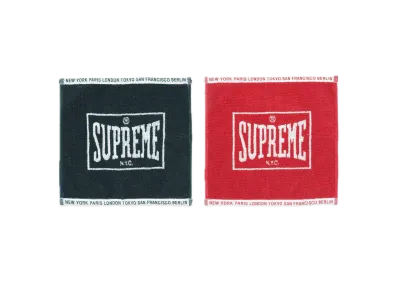 Supreme Square Mini Towels (Set Of 2) "Multi" (23FW)