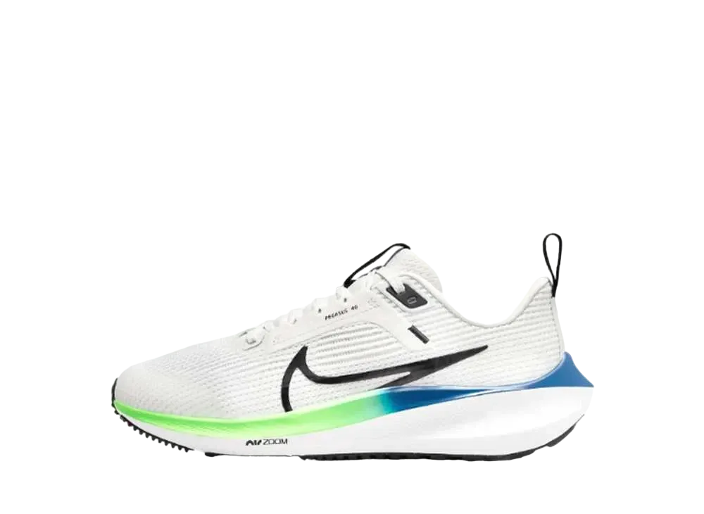 Nike GS Air Zoom Pegasus 40 "Platinum Tint/White/Green Strike/Black"