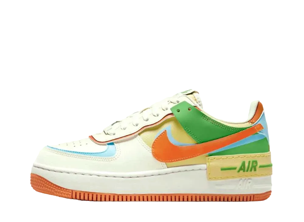 Nike Women's Air Force 1 Shadow "Coconuts Milk/Saturn Gold/Monarch"