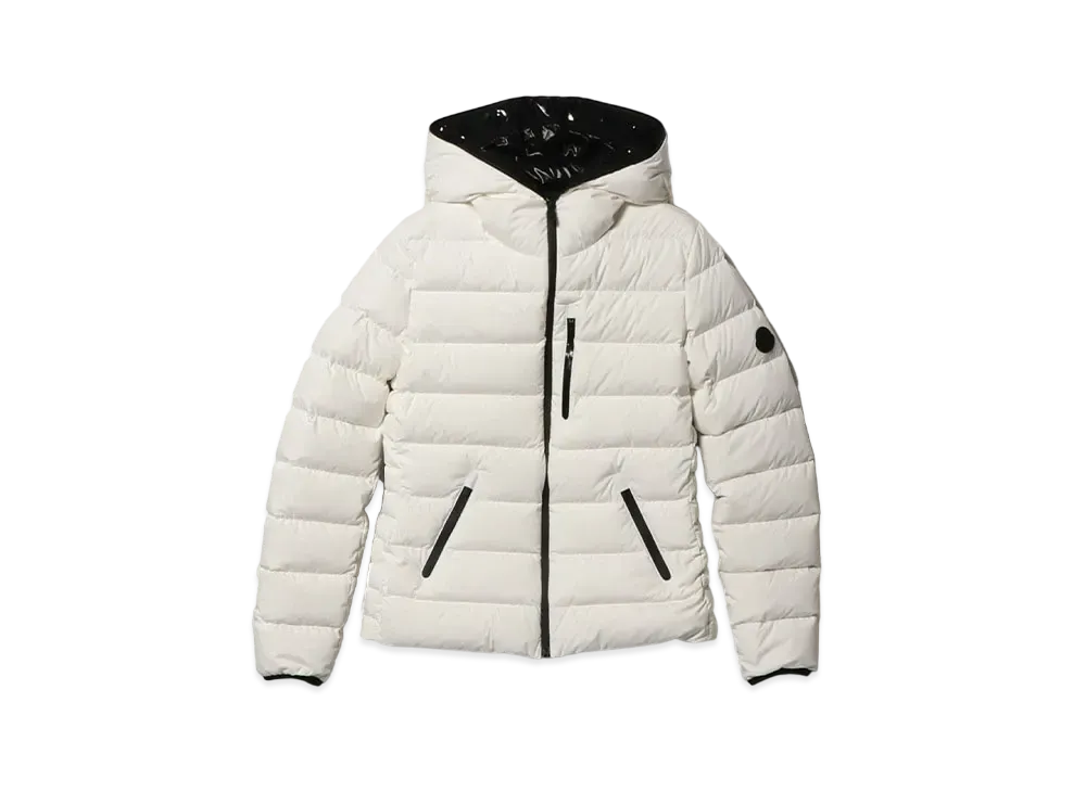 MONCLER Herbe Short Down Jacket "Off White"